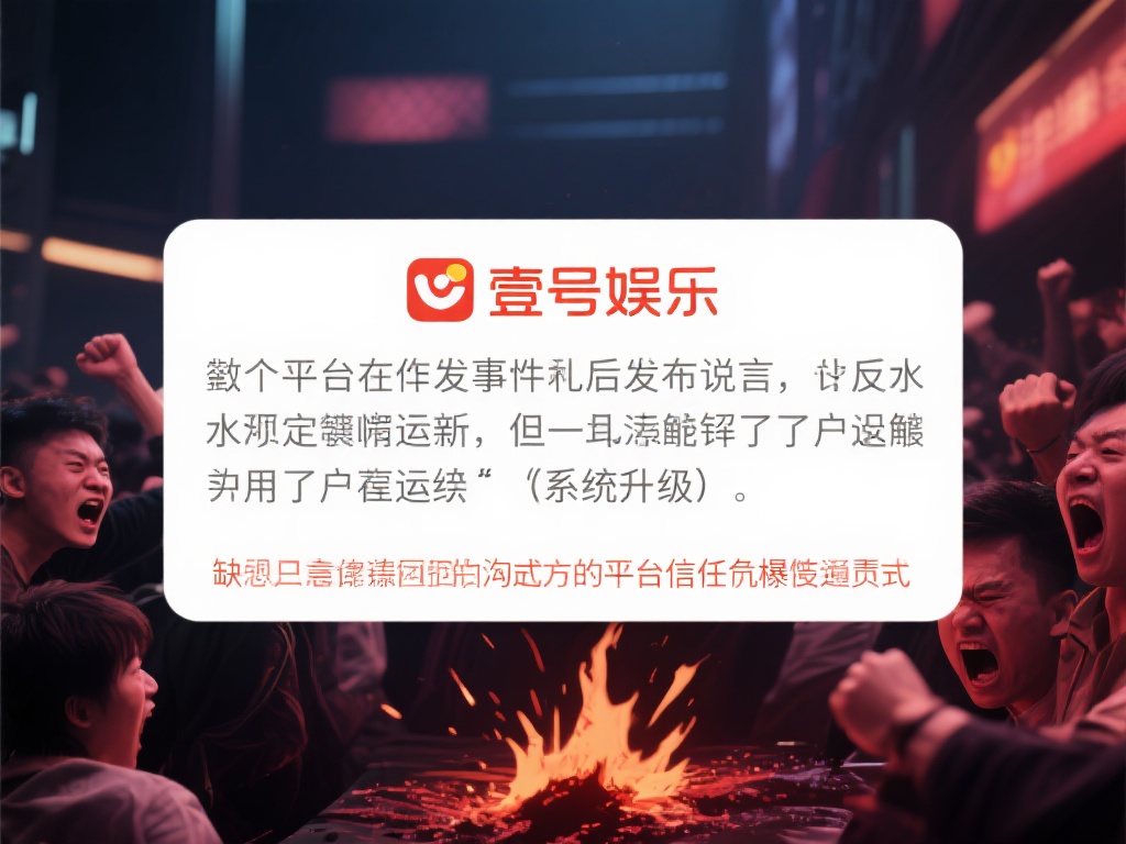 壹号娱乐反水事件真相引发信任危机 (壹号娱乐反水事件真相曝光,信任危机全面升级)