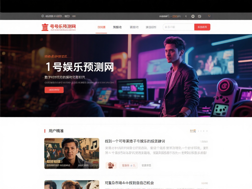 壹号娱乐预测网为你提供娱乐投资建议 (壹号娱乐预测网为您提供专业娱乐投资建议与指导) 在当今快节奏的数字时代,娱乐行业不仅是一种消遣方式